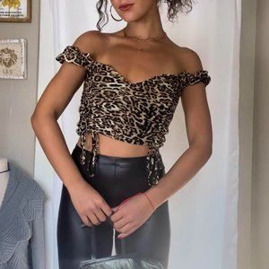 Tiger Mist Women's multi Crop-top